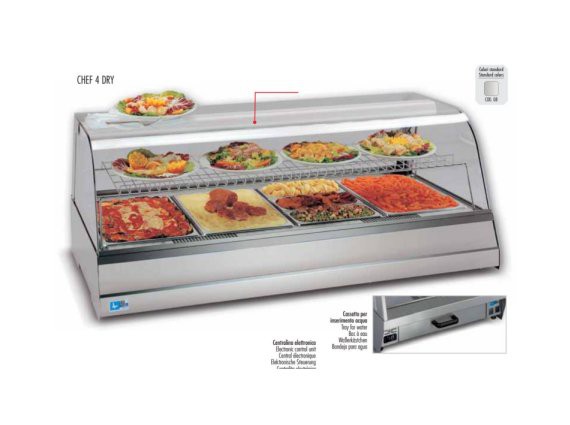 Vetrina riscaldata Chef Dry 4.